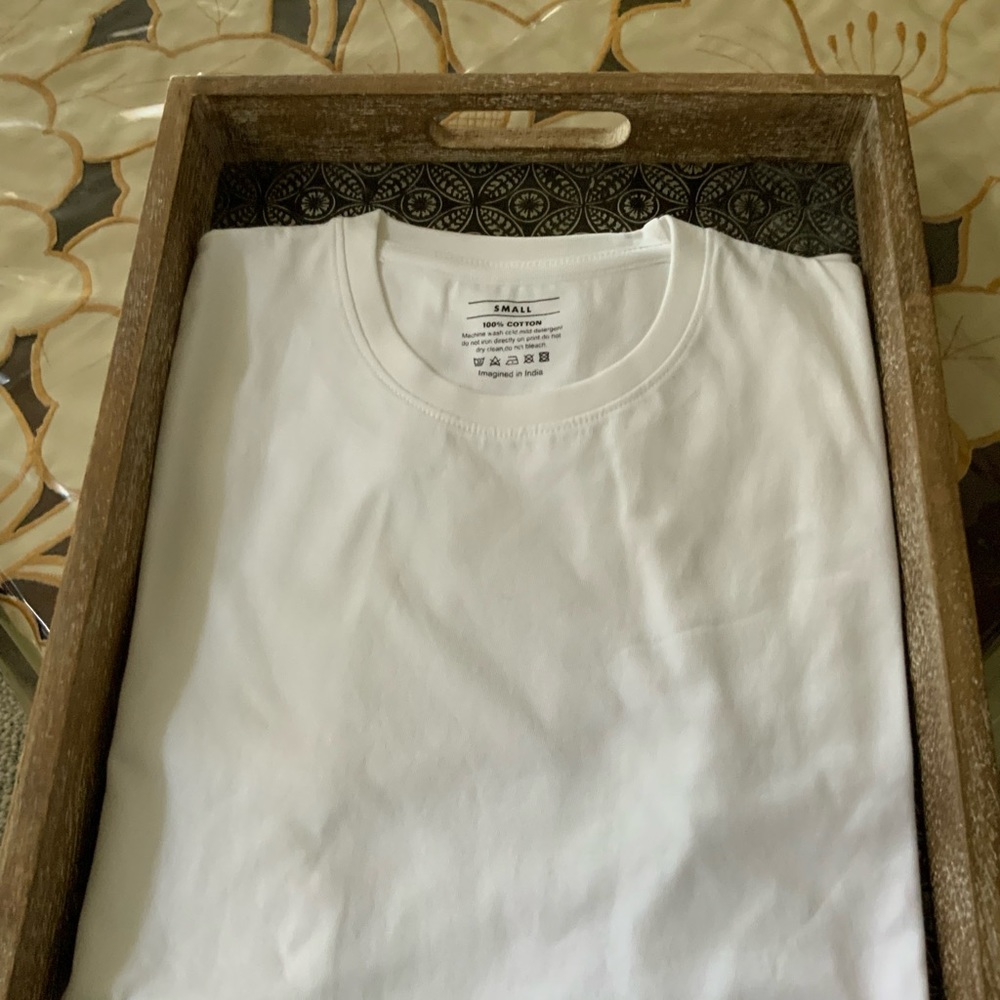 100% Cotton T- shirt Tees Men's Classic-Fit  Crewneck